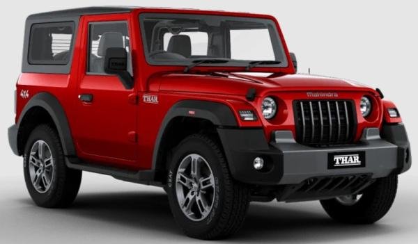 Car Booking 17 PI (5.8) MAHINDRA THAR (YEAR: 2023) SUV