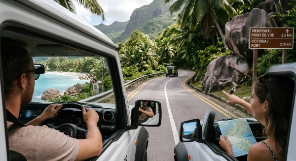 Drive in Seychelles