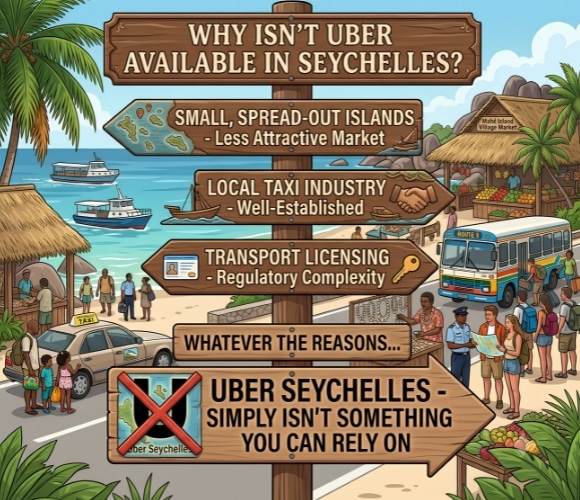 Uber Available in Seychelles