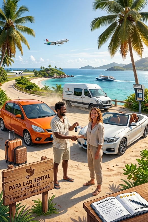 luxury car rental seychelles